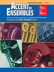 ACCENT ON ENSEMBLES #1 CLAR/BASS CL cover Thumbnail